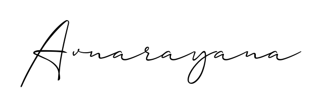 Discover the perfect balance of readability and style for Avnarayana with Allison_Script font. Create your dream signature today. Avnarayana signature style 2 images and pictures png