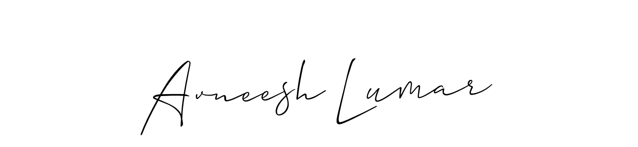 Best and Professional Signature Style for Avneesh Lumar. Allison_Script Best Signature Style Collection. Avneesh Lumar signature style 2 images and pictures png