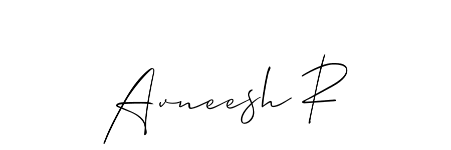 You should practise on your own different ways (Allison_Script) to write your name (Avneesh R) in signature. don't let someone else do it for you. Avneesh R signature style 2 images and pictures png