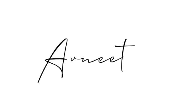 Allison_Script is a professional signature style that is perfect for those who want to add a touch of class to their signature. It is also a great choice for those who want to make their signature more unique. Get Avneet name to fancy signature for free. Avneet signature style 2 images and pictures png