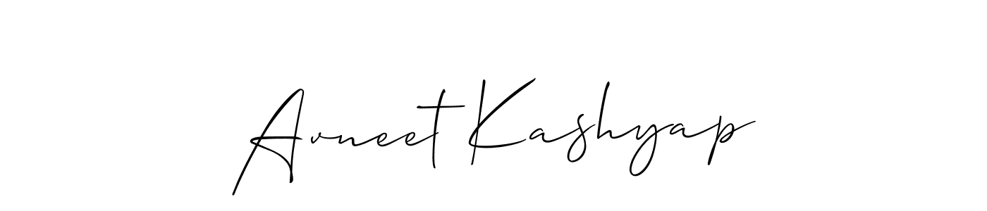 Make a beautiful signature design for name Avneet Kashyap. Use this online signature maker to create a handwritten signature for free. Avneet Kashyap signature style 2 images and pictures png