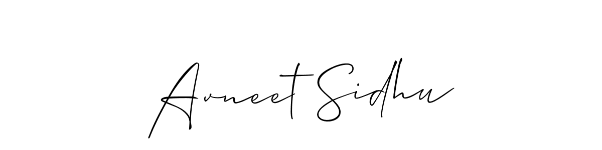 You should practise on your own different ways (Allison_Script) to write your name (Avneet Sidhu) in signature. don't let someone else do it for you. Avneet Sidhu signature style 2 images and pictures png