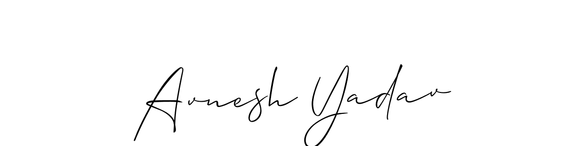 Once you've used our free online signature maker to create your best signature Allison_Script style, it's time to enjoy all of the benefits that Avnesh Yadav name signing documents. Avnesh Yadav signature style 2 images and pictures png