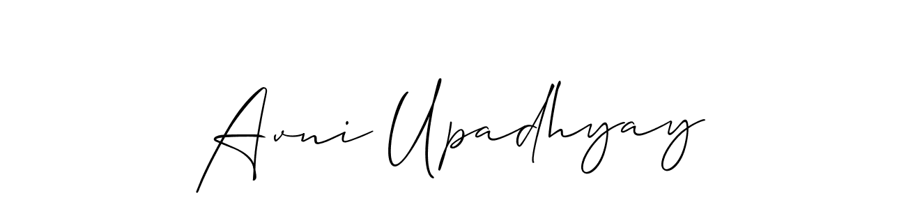 You can use this online signature creator to create a handwritten signature for the name Avni Upadhyay. This is the best online autograph maker. Avni Upadhyay signature style 2 images and pictures png