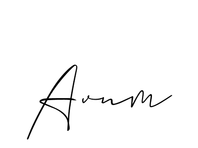 Similarly Allison_Script is the best handwritten signature design. Signature creator online .You can use it as an online autograph creator for name Avnm. Avnm signature style 2 images and pictures png
