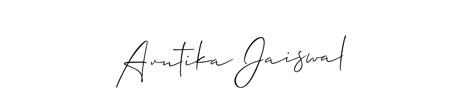 Best and Professional Signature Style for Avntika Jaiswal. Allison_Script Best Signature Style Collection. Avntika Jaiswal signature style 2 images and pictures png