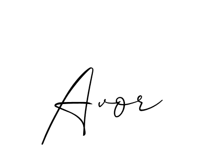 The best way (Allison_Script) to make a short signature is to pick only two or three words in your name. The name Avor include a total of six letters. For converting this name. Avor signature style 2 images and pictures png