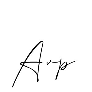 You should practise on your own different ways (Allison_Script) to write your name (Avp) in signature. don't let someone else do it for you. Avp signature style 2 images and pictures png