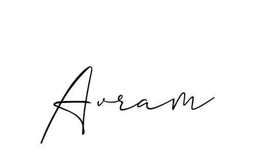 if you are searching for the best signature style for your name Avram. so please give up your signature search. here we have designed multiple signature styles  using Allison_Script. Avram signature style 2 images and pictures png
