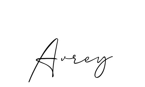 Also we have Avrey name is the best signature style. Create professional handwritten signature collection using Allison_Script autograph style. Avrey signature style 2 images and pictures png