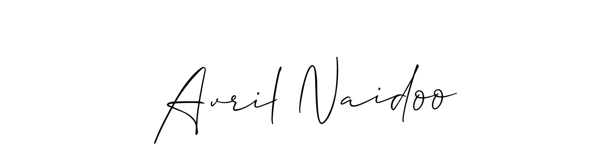 Once you've used our free online signature maker to create your best signature Allison_Script style, it's time to enjoy all of the benefits that Avril Naidoo name signing documents. Avril Naidoo signature style 2 images and pictures png