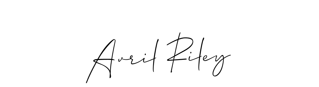 Make a short Avril Riley signature style. Manage your documents anywhere anytime using Allison_Script. Create and add eSignatures, submit forms, share and send files easily. Avril Riley signature style 2 images and pictures png