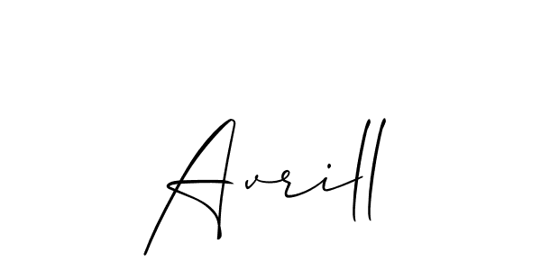 Once you've used our free online signature maker to create your best signature Allison_Script style, it's time to enjoy all of the benefits that Avrill name signing documents. Avrill signature style 2 images and pictures png