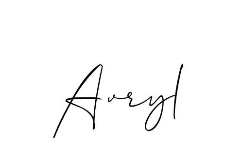 Similarly Allison_Script is the best handwritten signature design. Signature creator online .You can use it as an online autograph creator for name Avryl. Avryl signature style 2 images and pictures png