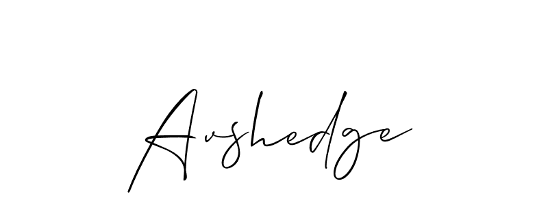 Make a beautiful signature design for name Avshedge. With this signature (Allison_Script) style, you can create a handwritten signature for free. Avshedge signature style 2 images and pictures png