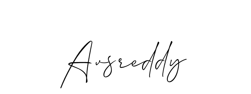 Best and Professional Signature Style for Avsreddy. Allison_Script Best Signature Style Collection. Avsreddy signature style 2 images and pictures png