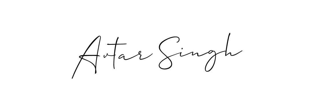 Allison_Script is a professional signature style that is perfect for those who want to add a touch of class to their signature. It is also a great choice for those who want to make their signature more unique. Get Avtar Singh name to fancy signature for free. Avtar Singh signature style 2 images and pictures png