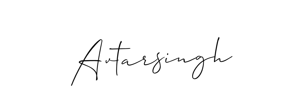 Create a beautiful signature design for name Avtarsingh. With this signature (Allison_Script) fonts, you can make a handwritten signature for free. Avtarsingh signature style 2 images and pictures png