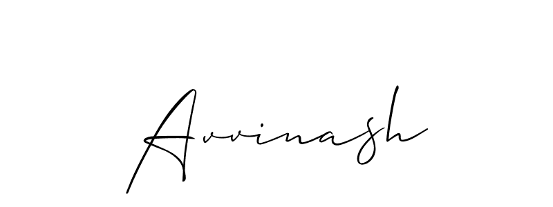 How to Draw Avvinash signature style? Allison_Script is a latest design signature styles for name Avvinash. Avvinash signature style 2 images and pictures png