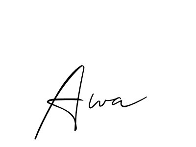 Here are the top 10 professional signature styles for the name Awa . These are the best autograph styles you can use for your name. Awa  signature style 2 images and pictures png