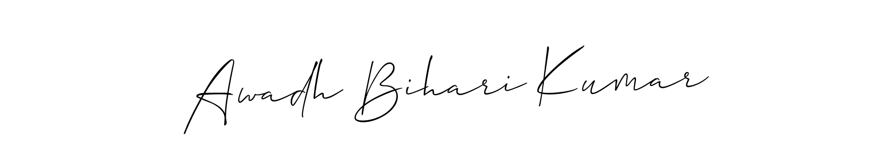 See photos of Awadh Bihari Kumar official signature by Spectra . Check more albums & portfolios. Read reviews & check more about Allison_Script font. Awadh Bihari Kumar signature style 2 images and pictures png