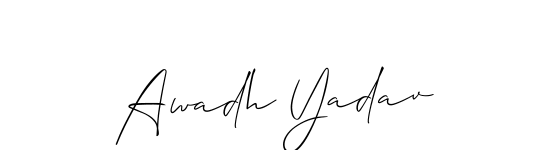 You can use this online signature creator to create a handwritten signature for the name Awadh Yadav. This is the best online autograph maker. Awadh Yadav signature style 2 images and pictures png