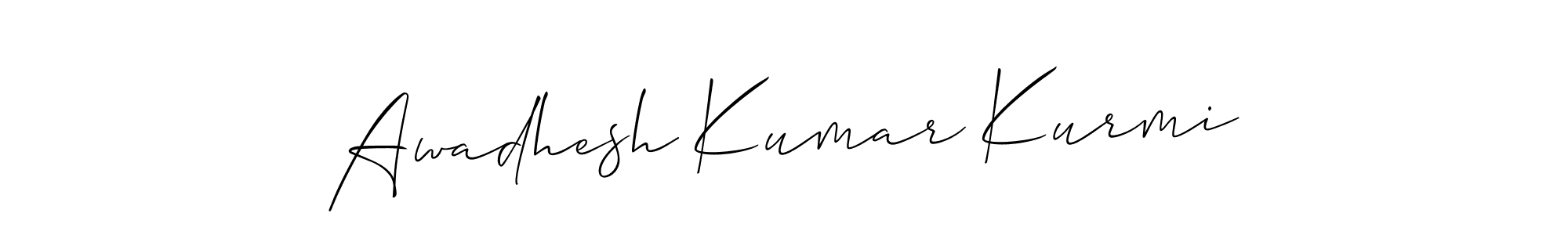 Use a signature maker to create a handwritten signature online. With this signature software, you can design (Allison_Script) your own signature for name Awadhesh Kumar Kurmi. Awadhesh Kumar Kurmi signature style 2 images and pictures png