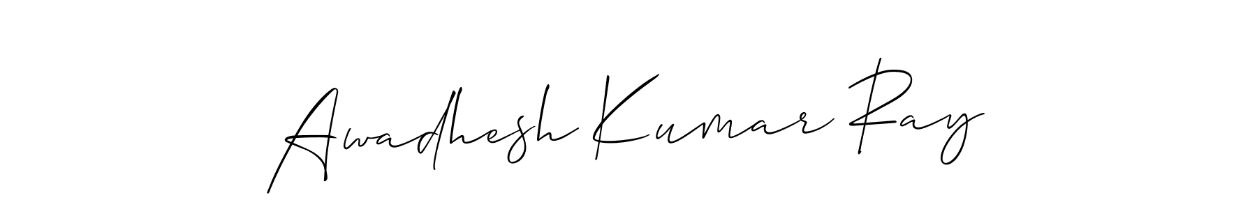 Also we have Awadhesh Kumar Ray name is the best signature style. Create professional handwritten signature collection using Allison_Script autograph style. Awadhesh Kumar Ray signature style 2 images and pictures png