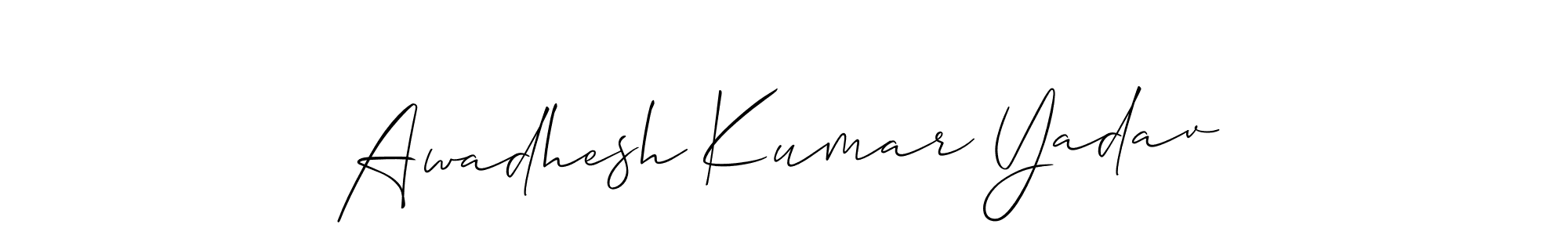 Best and Professional Signature Style for Awadhesh Kumar Yadav. Allison_Script Best Signature Style Collection. Awadhesh Kumar Yadav signature style 2 images and pictures png