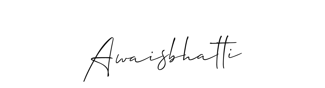 It looks lik you need a new signature style for name Awaisbhatti. Design unique handwritten (Allison_Script) signature with our free signature maker in just a few clicks. Awaisbhatti signature style 2 images and pictures png