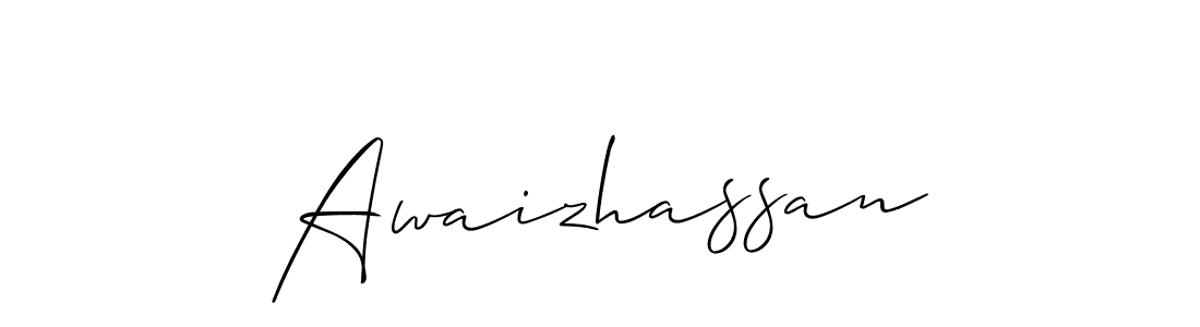 Once you've used our free online signature maker to create your best signature Allison_Script style, it's time to enjoy all of the benefits that Awaizhassan name signing documents. Awaizhassan signature style 2 images and pictures png