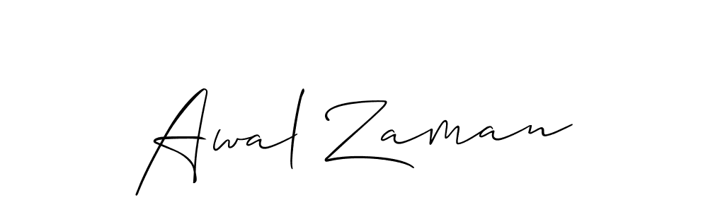 You can use this online signature creator to create a handwritten signature for the name Awal Zaman. This is the best online autograph maker. Awal Zaman signature style 2 images and pictures png