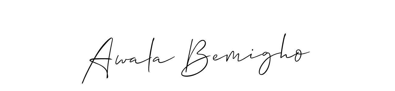 It looks lik you need a new signature style for name Awala Bemigho. Design unique handwritten (Allison_Script) signature with our free signature maker in just a few clicks. Awala Bemigho signature style 2 images and pictures png