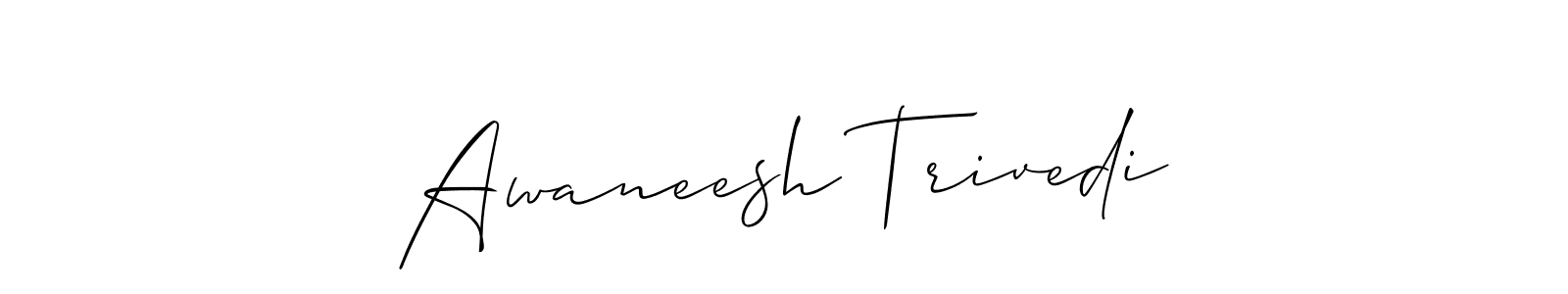 You can use this online signature creator to create a handwritten signature for the name Awaneesh Trivedi. This is the best online autograph maker. Awaneesh Trivedi signature style 2 images and pictures png