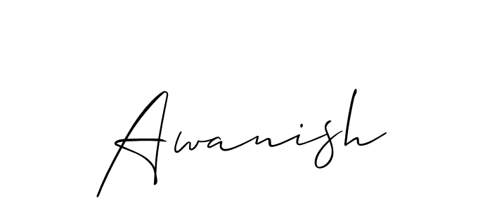 Here are the top 10 professional signature styles for the name Awanish. These are the best autograph styles you can use for your name. Awanish signature style 2 images and pictures png