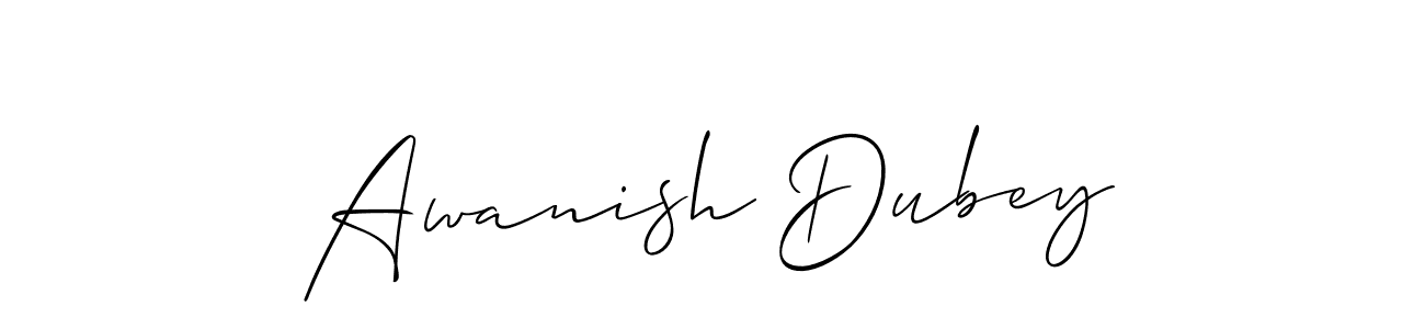 Make a beautiful signature design for name Awanish Dubey. Use this online signature maker to create a handwritten signature for free. Awanish Dubey signature style 2 images and pictures png
