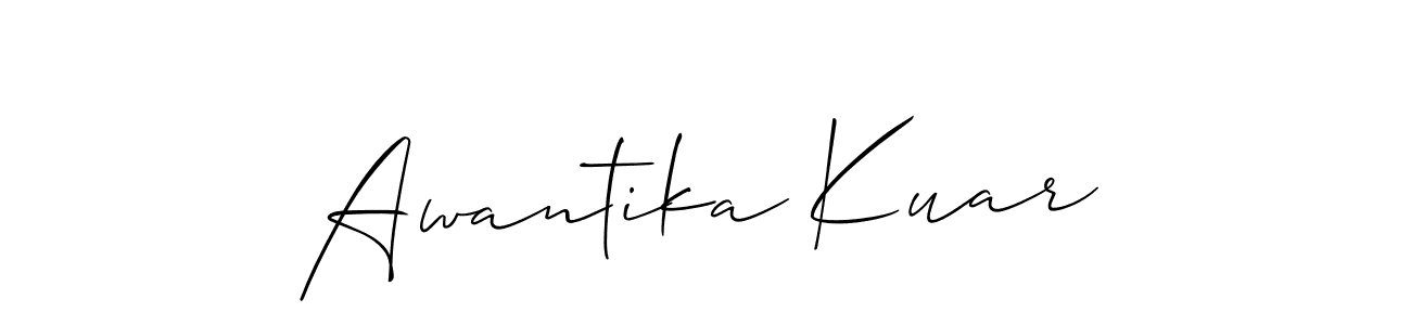 Make a beautiful signature design for name Awantika Kuar. Use this online signature maker to create a handwritten signature for free. Awantika Kuar signature style 2 images and pictures png