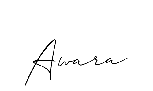 Make a short Awara signature style. Manage your documents anywhere anytime using Allison_Script. Create and add eSignatures, submit forms, share and send files easily. Awara signature style 2 images and pictures png