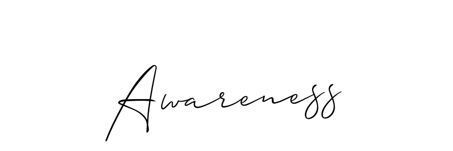 Make a short Awareness signature style. Manage your documents anywhere anytime using Allison_Script. Create and add eSignatures, submit forms, share and send files easily. Awareness signature style 2 images and pictures png