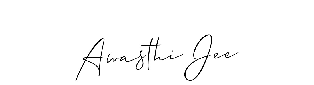 Make a short Awasthi Jee signature style. Manage your documents anywhere anytime using Allison_Script. Create and add eSignatures, submit forms, share and send files easily. Awasthi Jee signature style 2 images and pictures png
