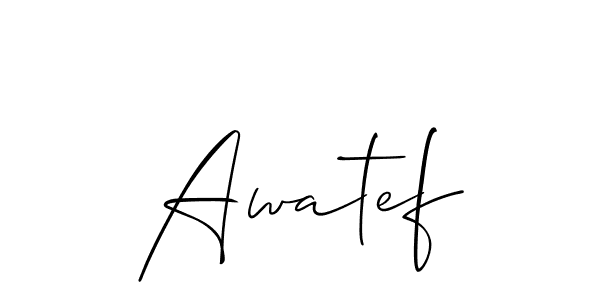 Here are the top 10 professional signature styles for the name Awatef. These are the best autograph styles you can use for your name. Awatef signature style 2 images and pictures png