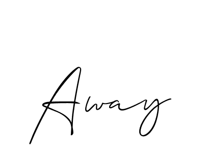 Check out images of Autograph of Away name. Actor Away Signature Style. Allison_Script is a professional sign style online. Away signature style 2 images and pictures png