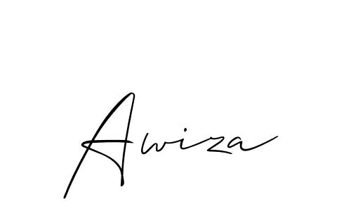 It looks lik you need a new signature style for name Awiza. Design unique handwritten (Allison_Script) signature with our free signature maker in just a few clicks. Awiza signature style 2 images and pictures png