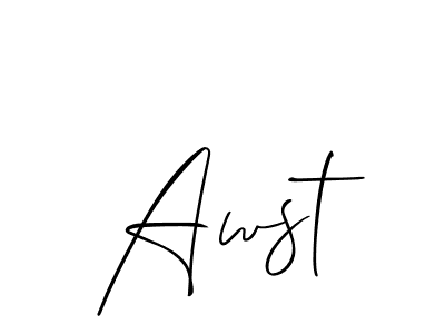 Best and Professional Signature Style for Awst. Allison_Script Best Signature Style Collection. Awst signature style 2 images and pictures png