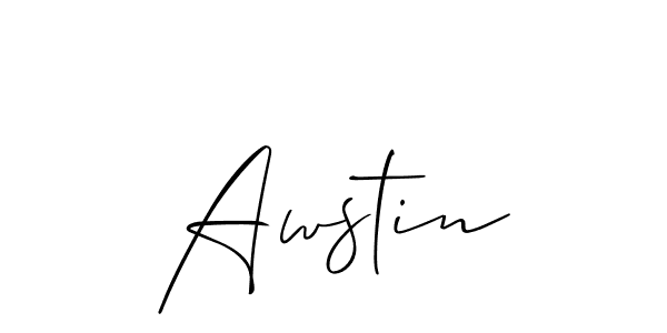 How to Draw Awstin signature style? Allison_Script is a latest design signature styles for name Awstin. Awstin signature style 2 images and pictures png