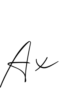 How to make Ax signature? Allison_Script is a professional autograph style. Create handwritten signature for Ax name. Ax signature style 2 images and pictures png