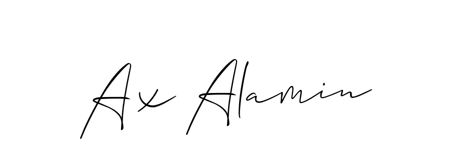 Once you've used our free online signature maker to create your best signature Allison_Script style, it's time to enjoy all of the benefits that Ax Alamin name signing documents. Ax Alamin signature style 2 images and pictures png