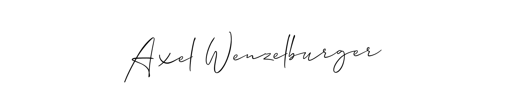 Best and Professional Signature Style for Axel Wenzelburger. Allison_Script Best Signature Style Collection. Axel Wenzelburger signature style 2 images and pictures png