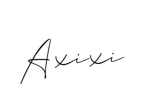 Also we have Axixi name is the best signature style. Create professional handwritten signature collection using Allison_Script autograph style. Axixi signature style 2 images and pictures png