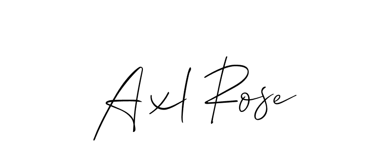 How to Draw Axl Rose signature style? Allison_Script is a latest design signature styles for name Axl Rose. Axl Rose signature style 2 images and pictures png